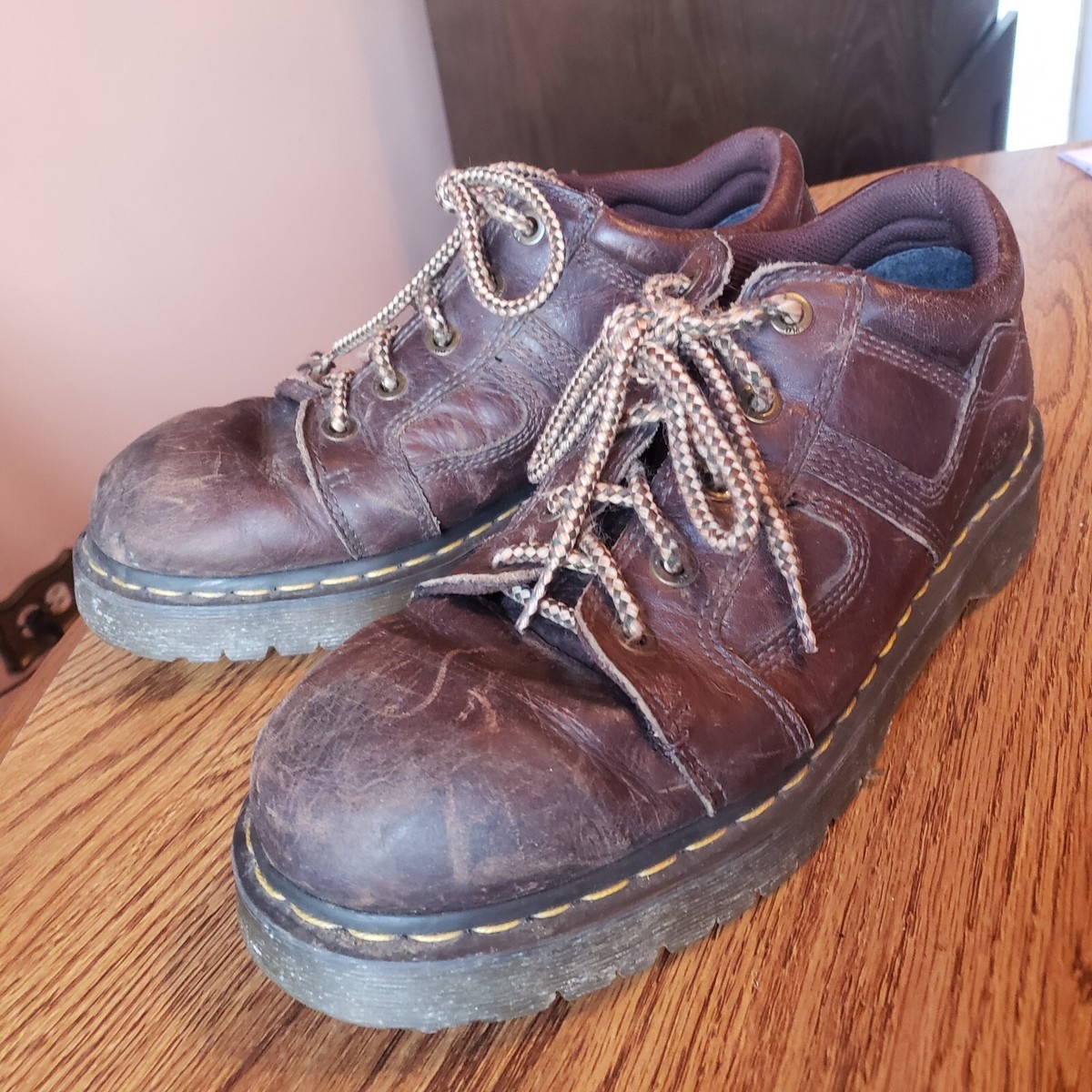 Vtg Y2K Dr Marten Men 12551 grunge distress chunky lug sole