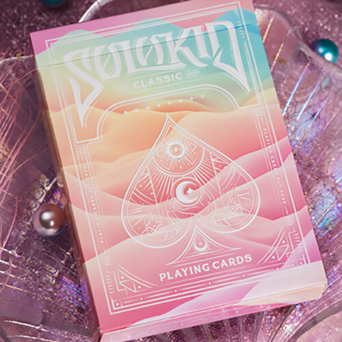 Mazzo di carte Solokid Rainbow Dream (Red Pink) by Solokid Playing Card Co.
