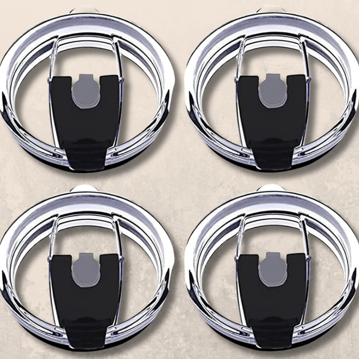 4 Pack 20 oz Tumbler Lids Fits YETI and Similar Travel Mugs Coffee Cups