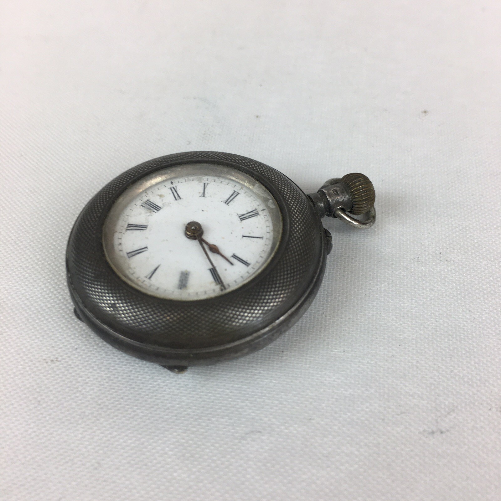 Antique German Solid Silver Cased Remontoirill Fo… - image 2