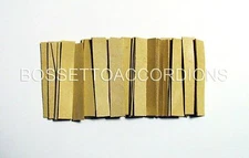 Accordion REED LEATHER LEATHERS VALVES SET OF 36 Size 5 Ventile für Akkordeons