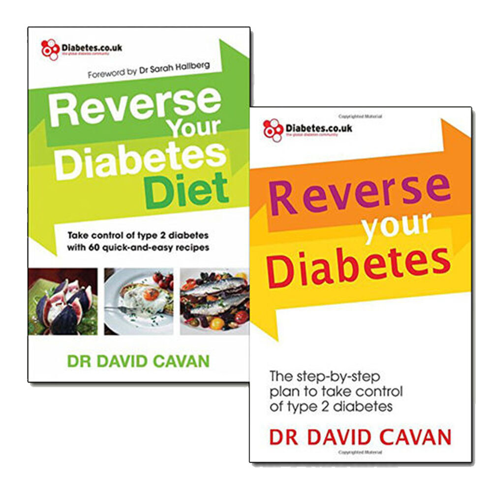 Dr David Cavan Reverse Your Diabetes Diet Collection Easy recipes 2 Books Set