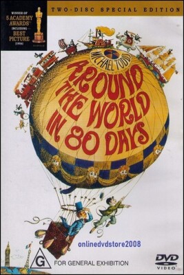 AROUND THE WORLD IN 80 DAYS David NIVEN CANTINFLAS Finlay CURRIE (2 DVD SET) R4