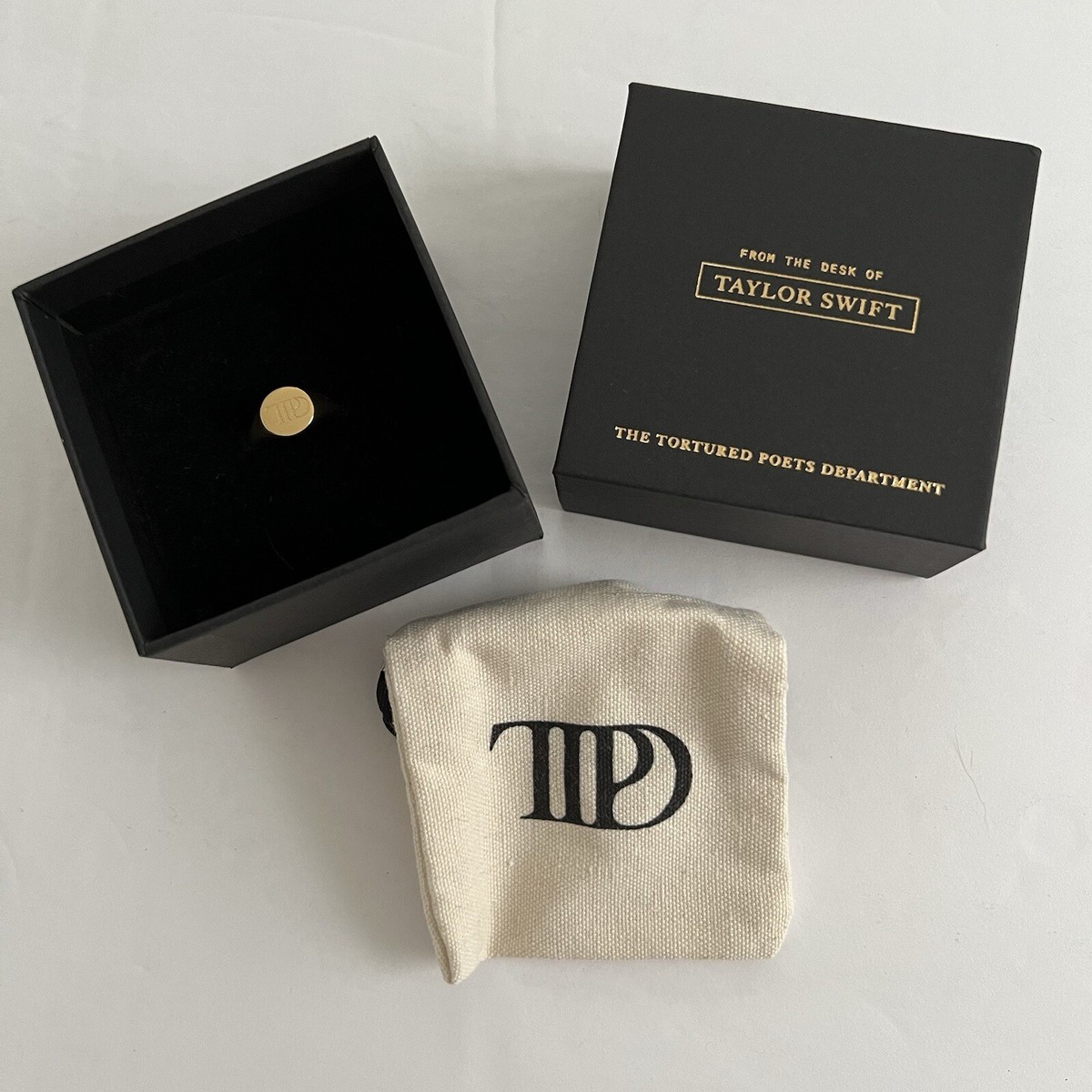 【Taylor Swift】★リング★ The Tortured Poets Department Taylor Swift TTPD The Tortured Poets Department Gold Ring