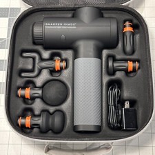 Sharper Image Powerboost Deep Tissue Massager 5 attachments 6 speeds