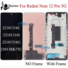 For Xiaomi Redmi Note 12 Pro 5G 22101316C 22101316I LCD Display Screen Assembly