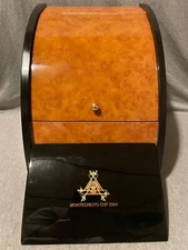 2004 PGA Montecristo Cup Cigar Storage Humidor Display Case & Stand