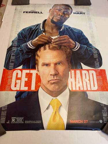 Get Hard 40” by 27” 2015 Double Sided Promo Movie Poster #55