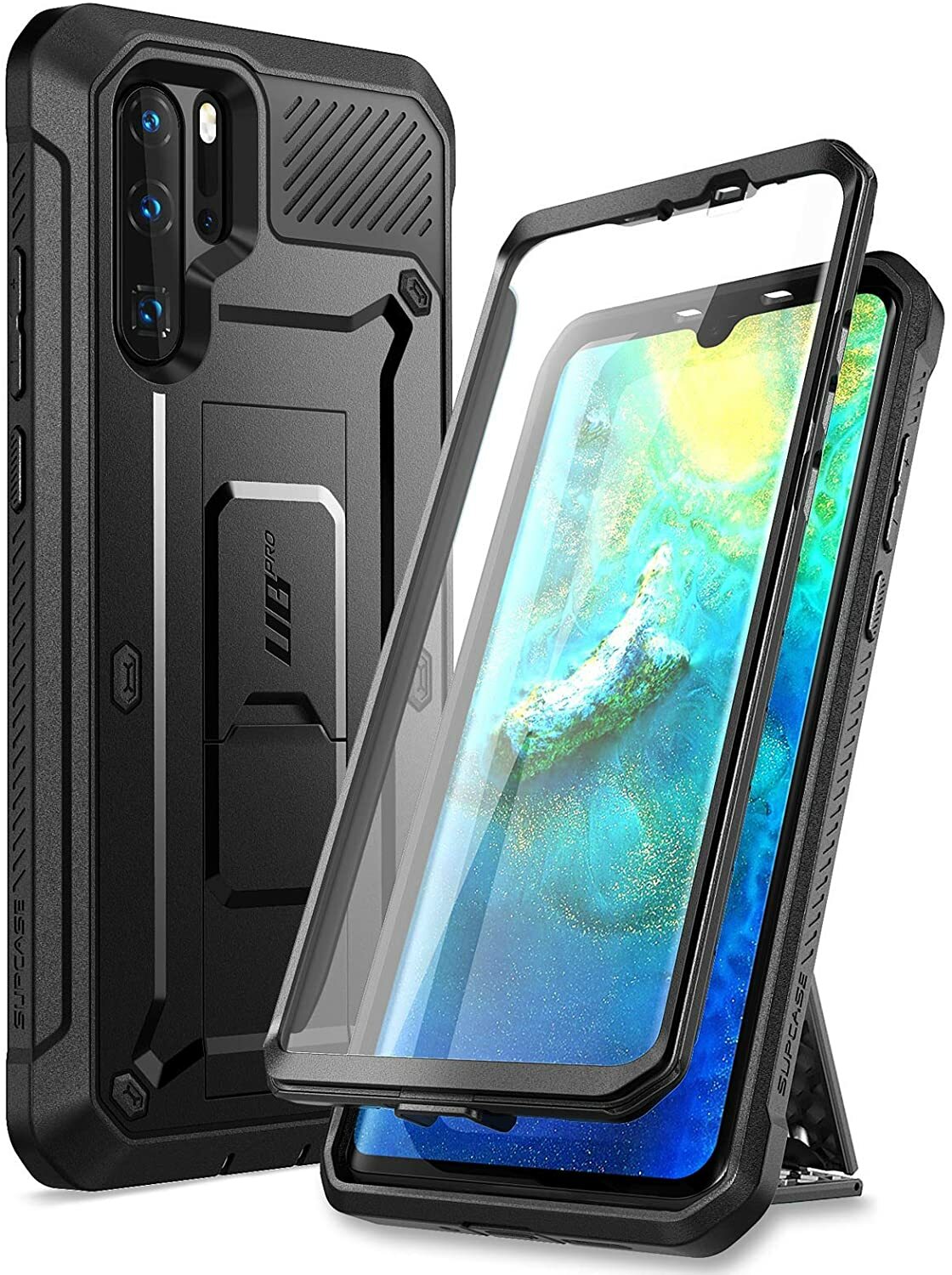 Coque Huawei P30 Pro coque intégrale double face avec verre de protection