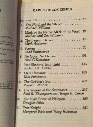The Cataclysm 1992 TSR Margaret Weis Tracy Hickman Dragonlance Tales Vol II Rare - Picture 7 of 9