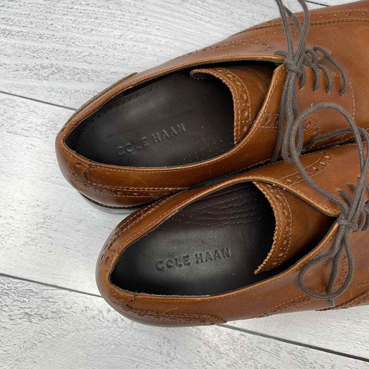 Cole Haan Modern Classics Wingtip Oxford in British Tan 11M D4 Amazon.com | Cole Haan Men main image 2