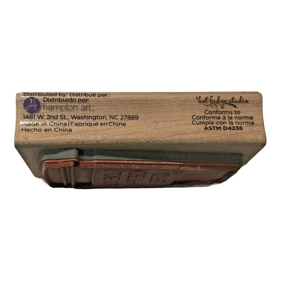 Coffee Latte Cup Rubber Stamp Hampton Art PS 1059 Love You More New - Image 3 of 3