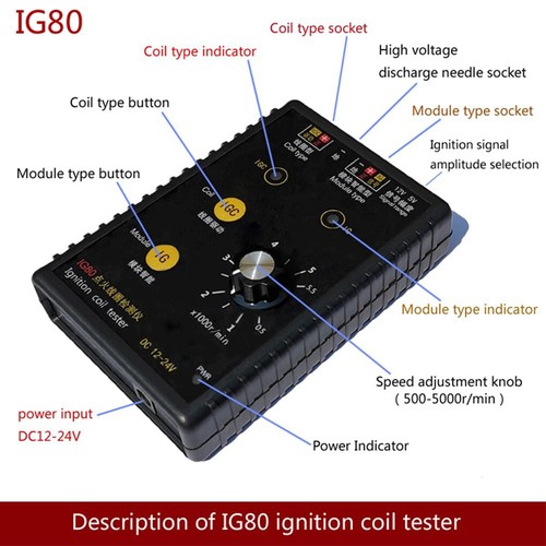 Ignition Coil Tester Detector Diagnosis Car Repair Special Tool Gas Oil Petrol - Picture 2 of 9