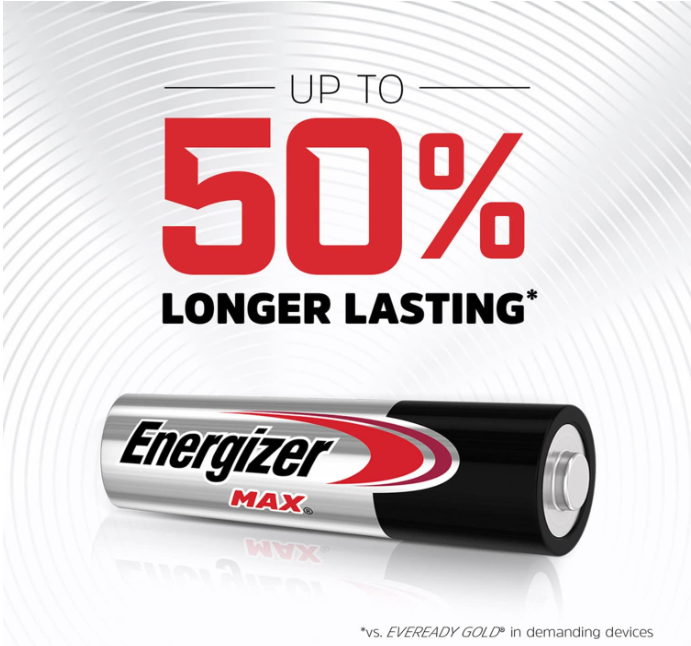 Energizer AA Batteries Double A Max Alkaline Battery, 24 Count Bulk Wholesale-image