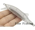 10pcs Unpainted fishing lure blank minnow bait 89MM 24.6G lure body sinking 8149