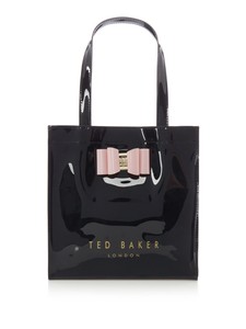 Bnwt Ted Baker Black Pink Bow Small Tote Bag Ebay Bnwt Ted Baker Black Pink Bow Small Tote