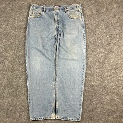 Arizona Jean Men's Loose Fit 40x30 Blue Light Wash Relaxed