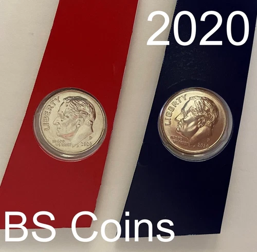 2020 P&D Roosevelt Dime BU in Mint plastic from US Mint Unc. Sets - Ship TODAY!!