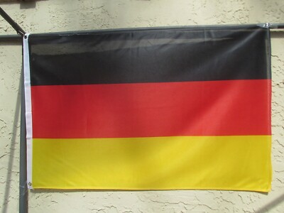 NEW!,Germany,Deutschland,Flag Black Red Gold. 3x5 feet.Polyester