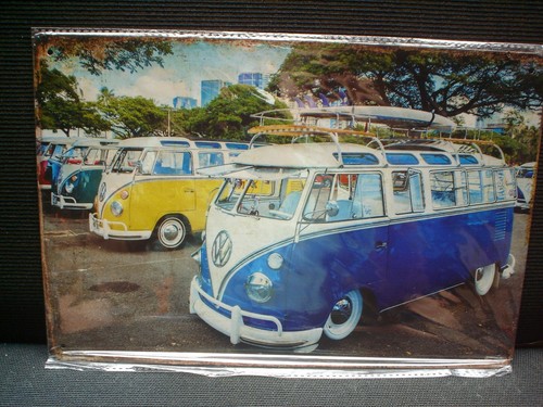 1 X OLD RUSTIC METAL SIGN 30 X 2O cm VOLKSWAGON - Picture 3 of 3