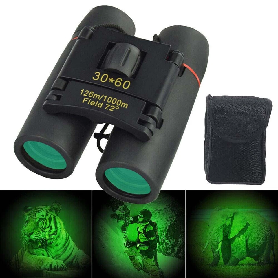 30X60 Binoculars Day/Night Vision Military Army Goggles Hunting Hiking Telescope - Image 4 of 4