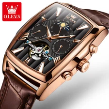 OLEVS Men's Watches Automatic Mechanical Watch Waterproof Luminous Wristwatches