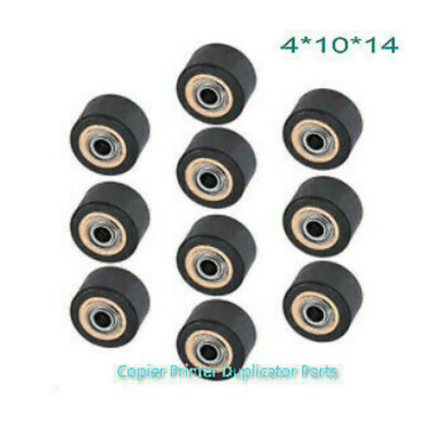 10Pcs Pinch Roller 4x10x14mm Fit For Roland Mimaki Printer Vinyl Cutter Plotter