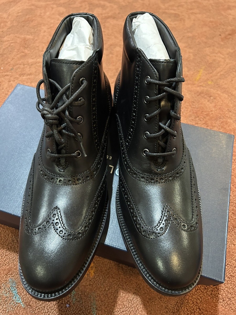 Size 8M Men\'s Cole Haan Williams Wingtip Chukka Black Leather Ankle Boot C20285 Cole Haan Men main image 4