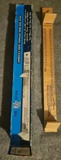 Vintage RITZ Stick Shoe Foot Size Wooden Measuring Tool Made in USA Adult Child