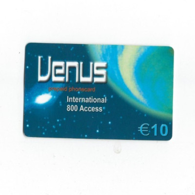 Vernus Prepaid Phonnecard 10 EUR Credit Card NO CHIP CARDBOARD
