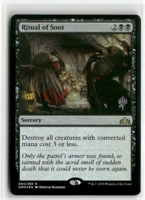 #ad Ritual of Soot FOIL Promo Pack Theros Beyond Death MTG Lightly Played $2.50