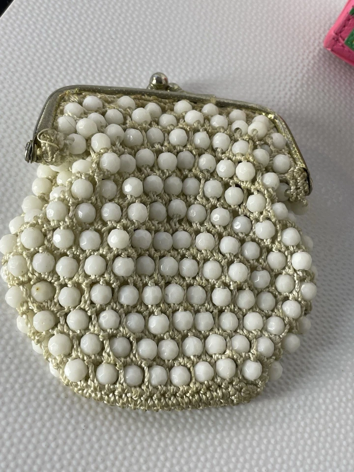 Lote de 3 bolsas de troca com miçangas/corrente diversas veja fotos desgaste/manchas - Imagem 2 de 4