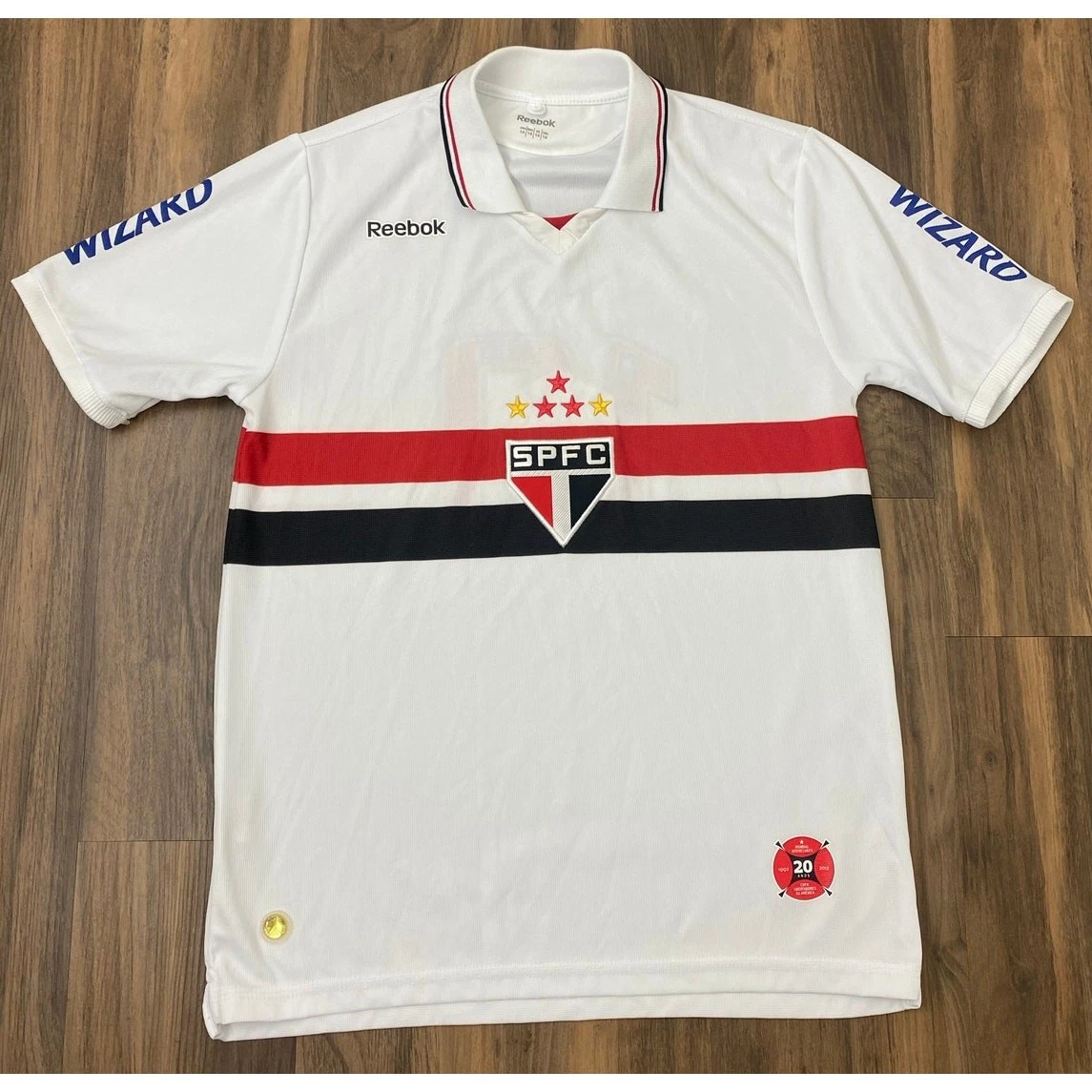 Reebok São Paulo FC White International Club Soccer Fan Apparel