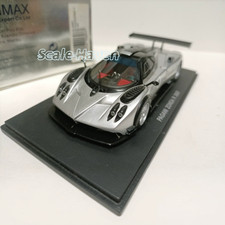 Spark 1:43 Pagani Zonda R Super Sports Car Model From 2007 in Silver Color