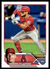 2023 Topps Andrew Velazquez Los Angeles Angels #605