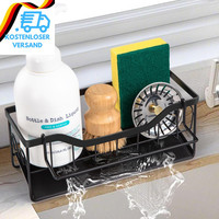 SpüLbecken Organizer KüChen,Sink Caddy Kitchen Organizer,Schwammhalter Mit Selbs