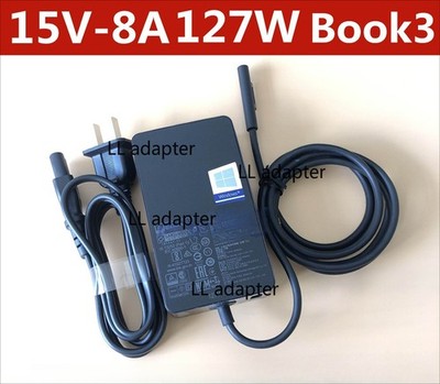 15V 8A 127W Power Adapter fr Original Microsoft Surface Book3 Book2 1932 Charger