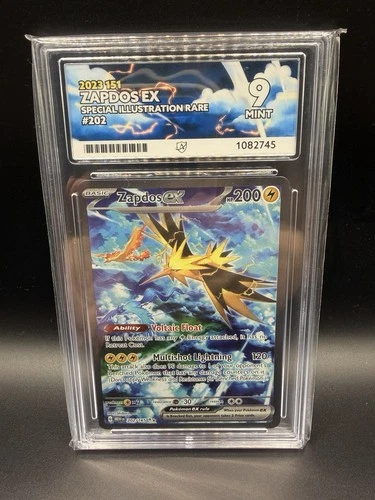 Pokémon TCG Zapdos EX Card 202/165 Scarlet Violet-151 Ace 9