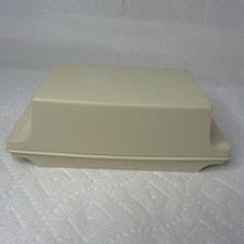 Tupperware Butter Dish 512-2 Almond 2 Stick W...