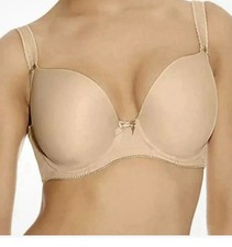  2 Freya 4234 Deco Underwire Seamless Molded Plunge Bras Size 30H NEW