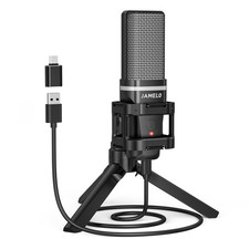 USB Gaming Microphone, Computer Recording Condenser Mic for PC/Laptop/Phone, ...