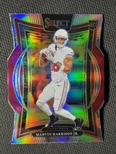 Marvin Harrison Jr #28 RC Silver Prizm Die-Cut - 2024 Panini Select Football