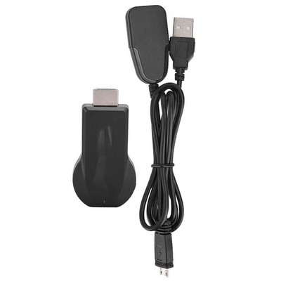 Wireless Hdmi Transmitter and Receiver Display Adapter Black
