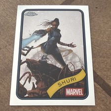 2025 topps chrome marvel base set SHURI 96