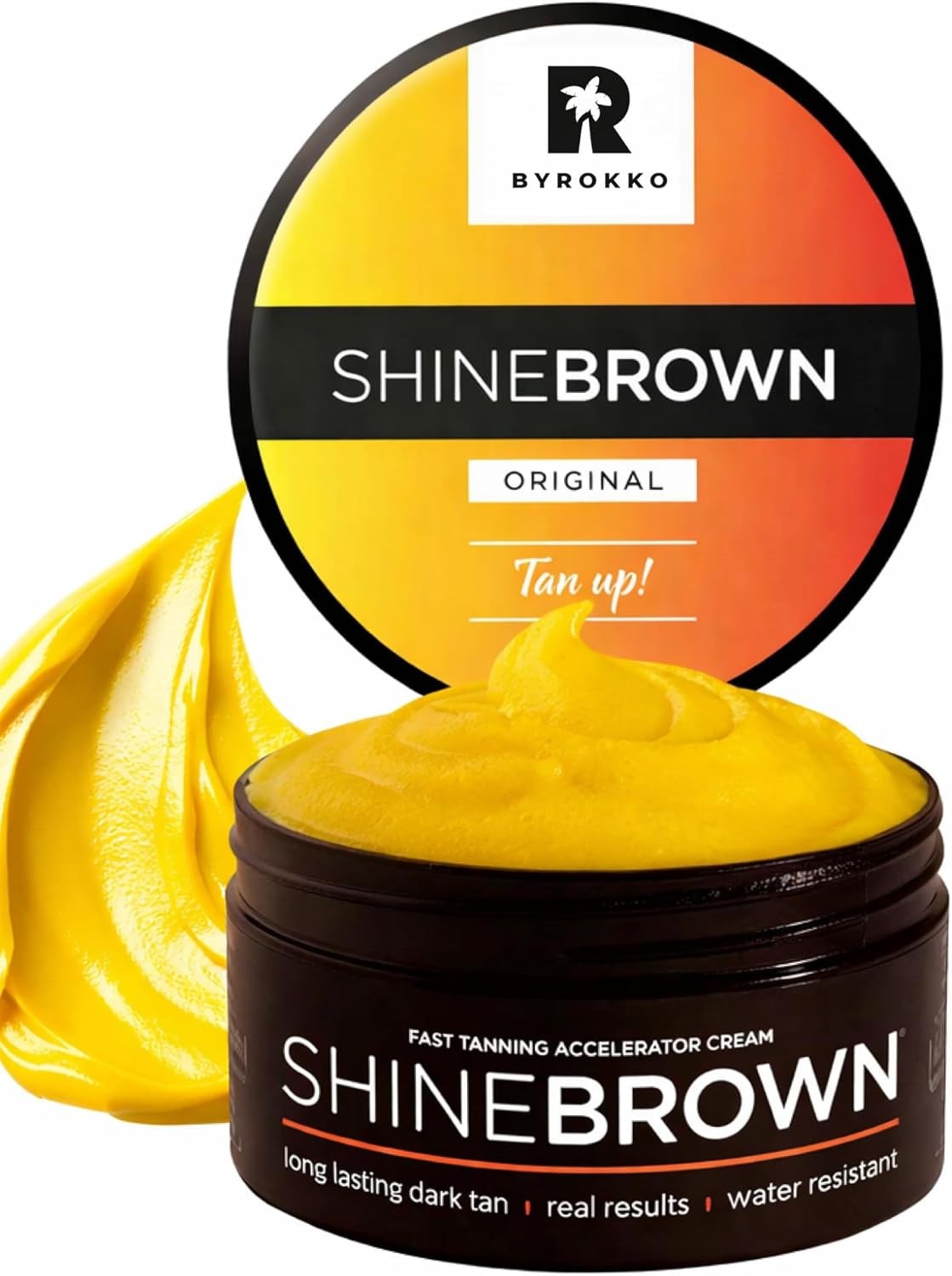 BYROKKO Shine Brown Tanning Accelerator 210ml - Fast Bronzing Sunbed Cream and