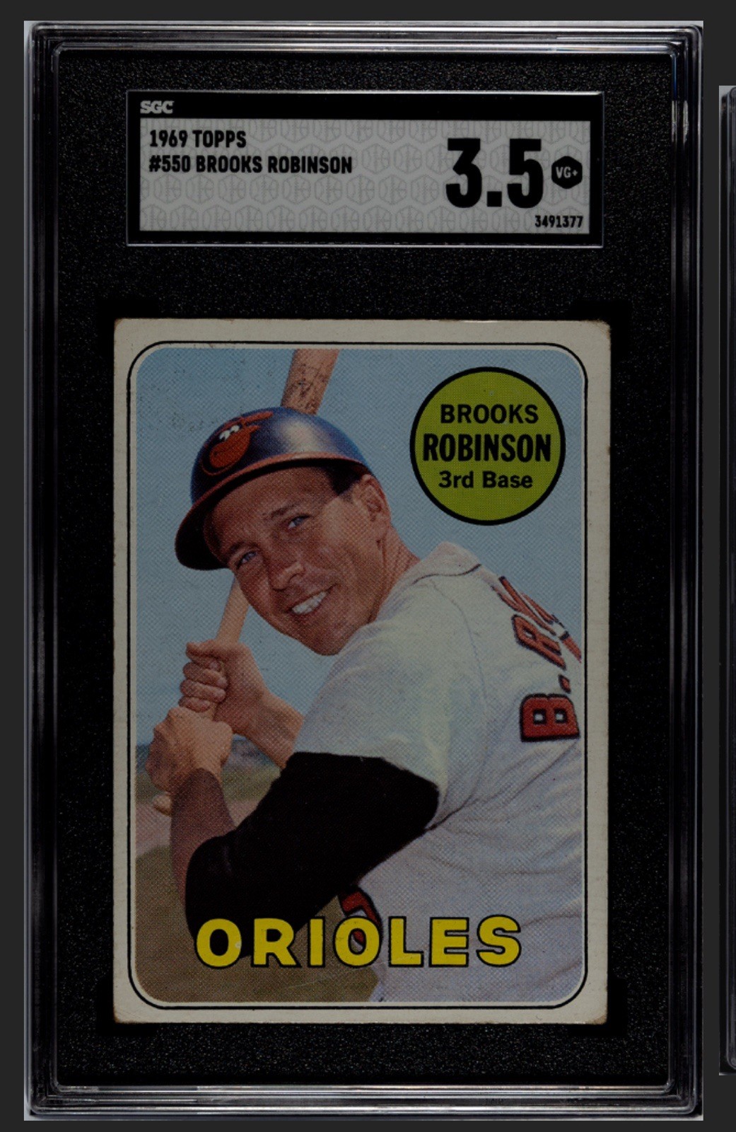 1969 Topps - High # Brooks Robinson #550 SGC 3.5