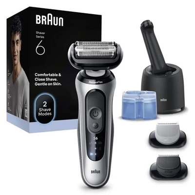 BRAUN Series 6 Afeitadora Eléctrica 62-S7650cc Afeitadora Hombre Afeitadora Recortadora Barba