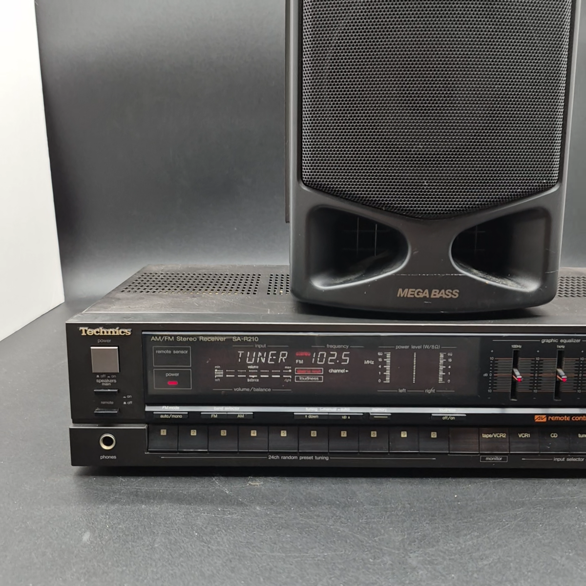 🎶 Technics SA-R210 AM/FM Stereo Receiver Amplifier Quartz