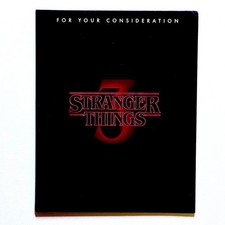 Stranger Things Season 3 FYC DVD 2019 Netflix 3 DVDs  Rare Special Edition  