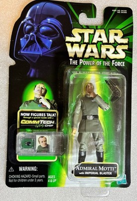 Star Wars The Power Of The Force Admiral Motti Hasbro Comm-Tech Talk MOC Neu in OVP